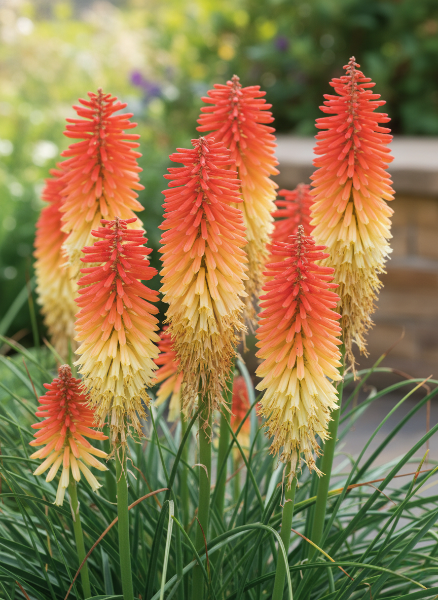 tritoma plant Buy Kniphofia hybrida 'Poco Sunset' Red Hot Poker