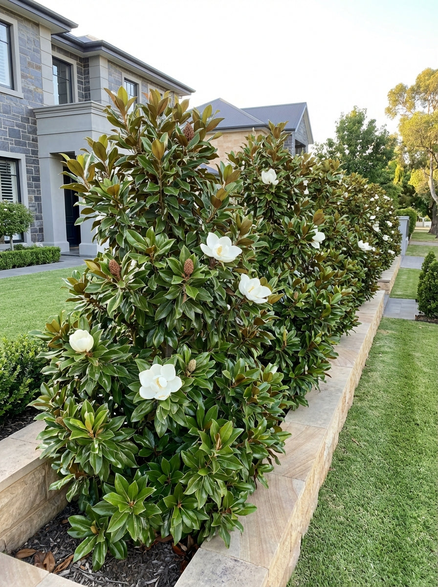little gem magnolia planted next to house Buy Magnolia grandiflora 'Little Gem' Southern