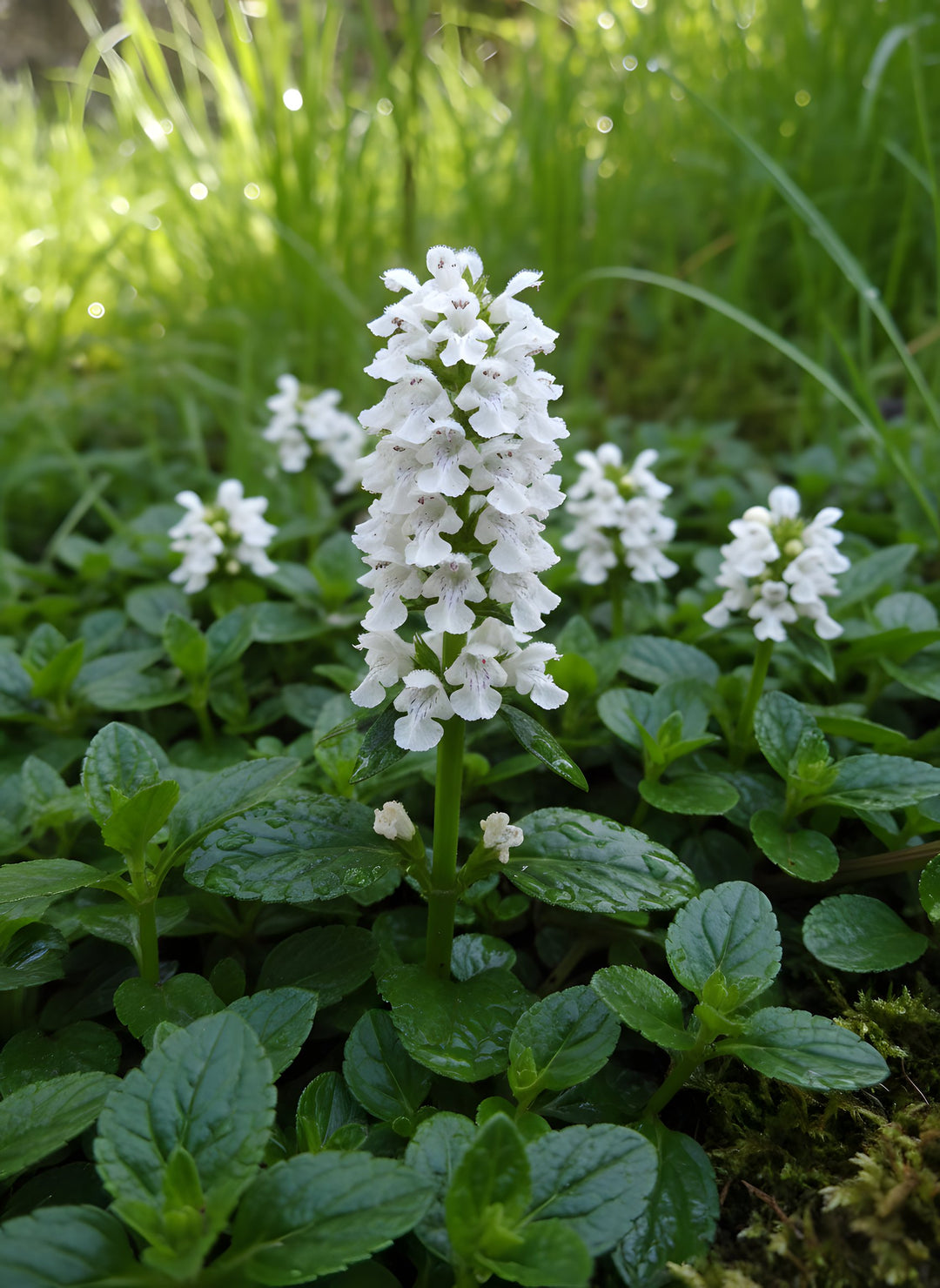 Ajuga reptans 'White Elf' 140mm Pot for sale Adelaide Plant Co