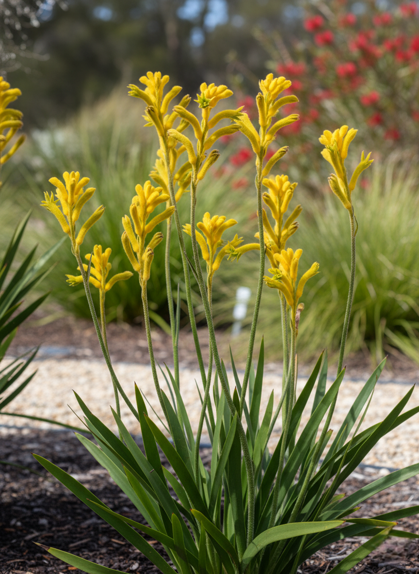 Anigozanthos hybrid 'Bush Sunburst' 140mm Pot for sale Adelaide Plant Co
