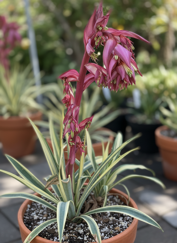 Beschorrneria Yuccoides 'Flamingo Glow'