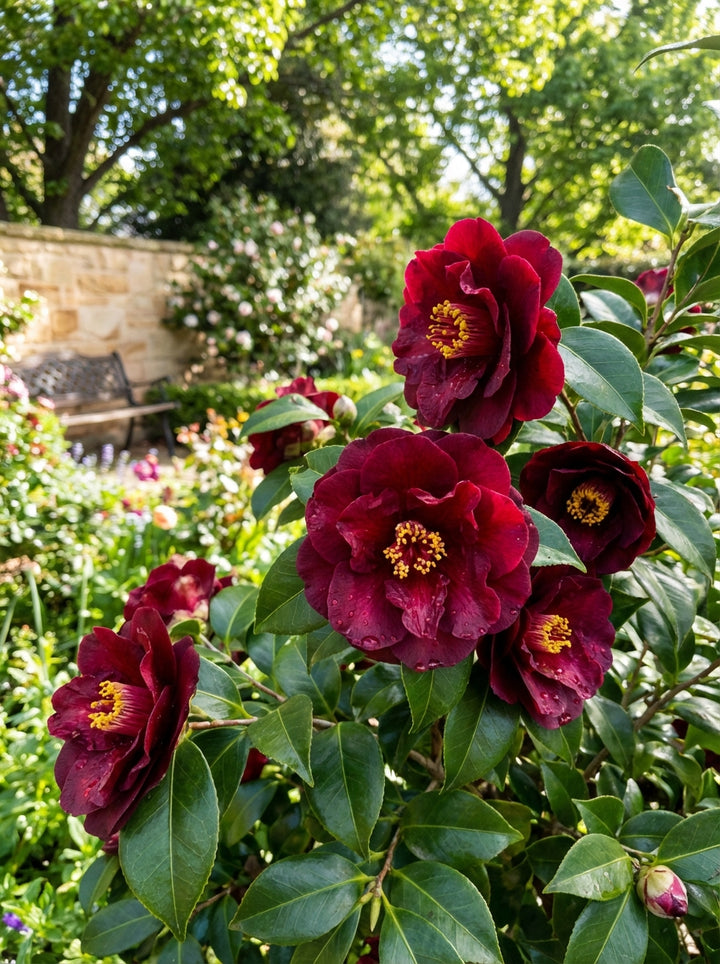 Camellia japonica &