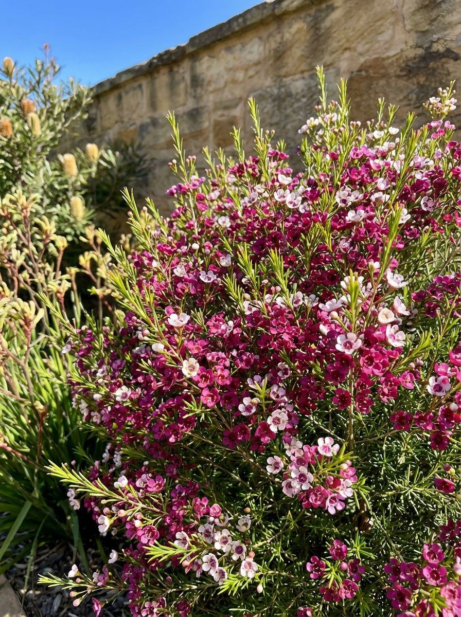 Chamelaucium uncinatum 140mm Pot for sale Adelaide Plant Co