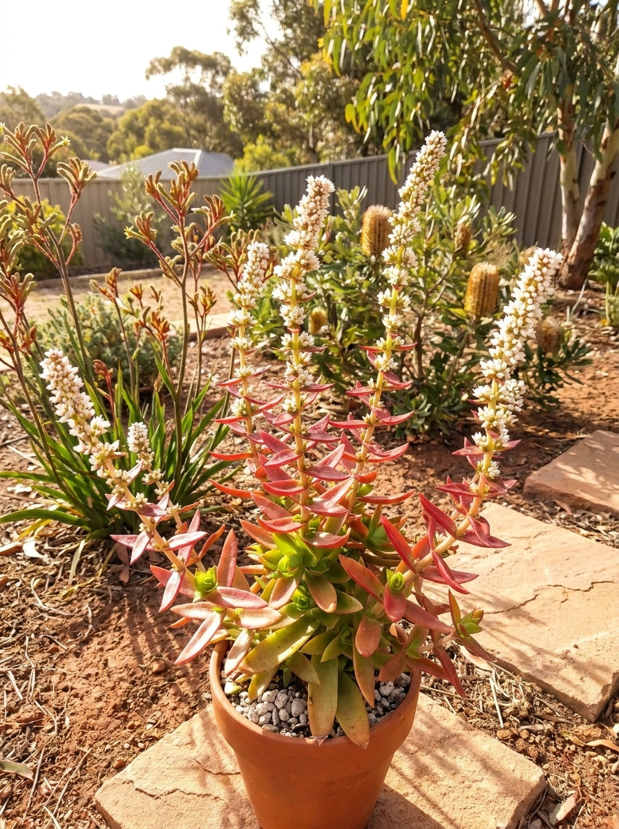 Crassula capitella &