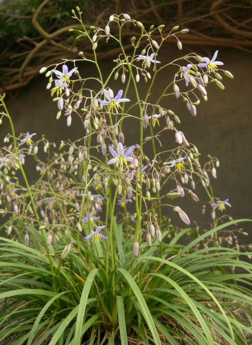 blue flower goddess lily of the valley Buy Dianella caerulea 'Goddess' Flax Lily
