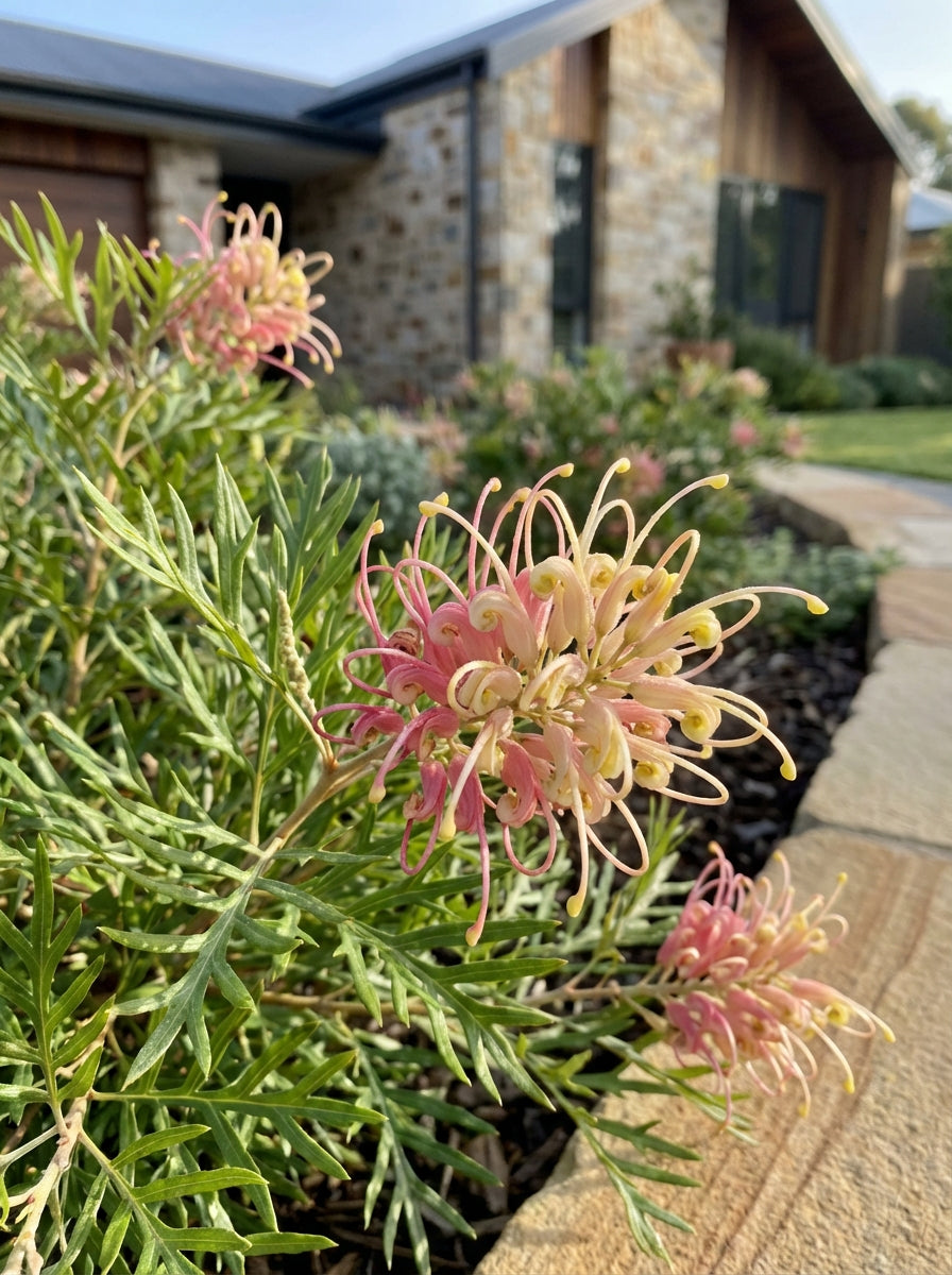 Grevillea hybrid 'Loopy Lou' 140mm Pot for sale Adelaide Plant Co