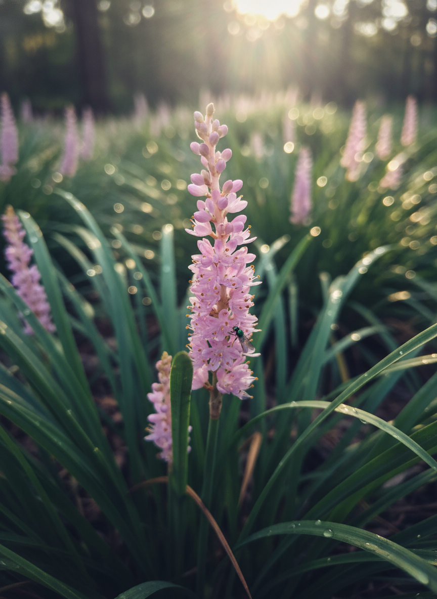 Liriope muscari 'Samantha' 140mm Pot for sale Adelaide Plant Co