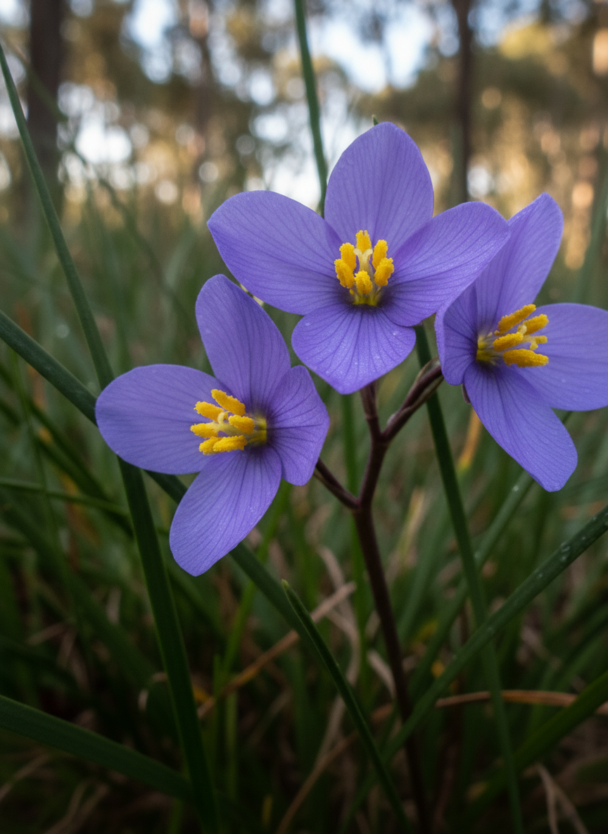 Patersonia Occidentalis 140mm Pot for sale Adelaide Plant Co