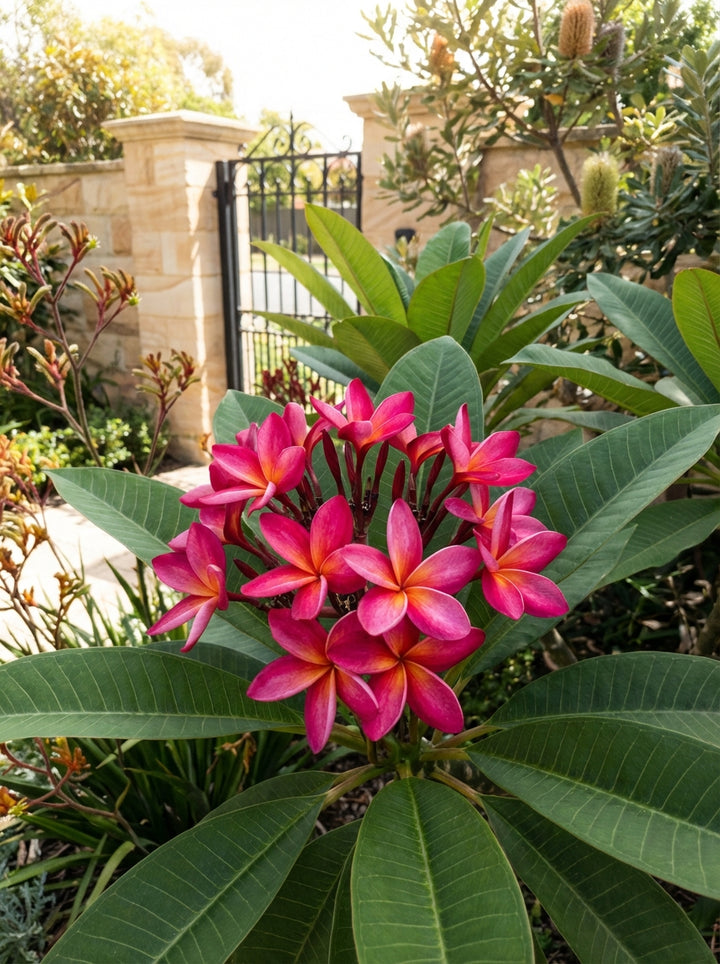 Plumeria Cherry Cluster 200mm Pot for sale Adelaide Plant Co