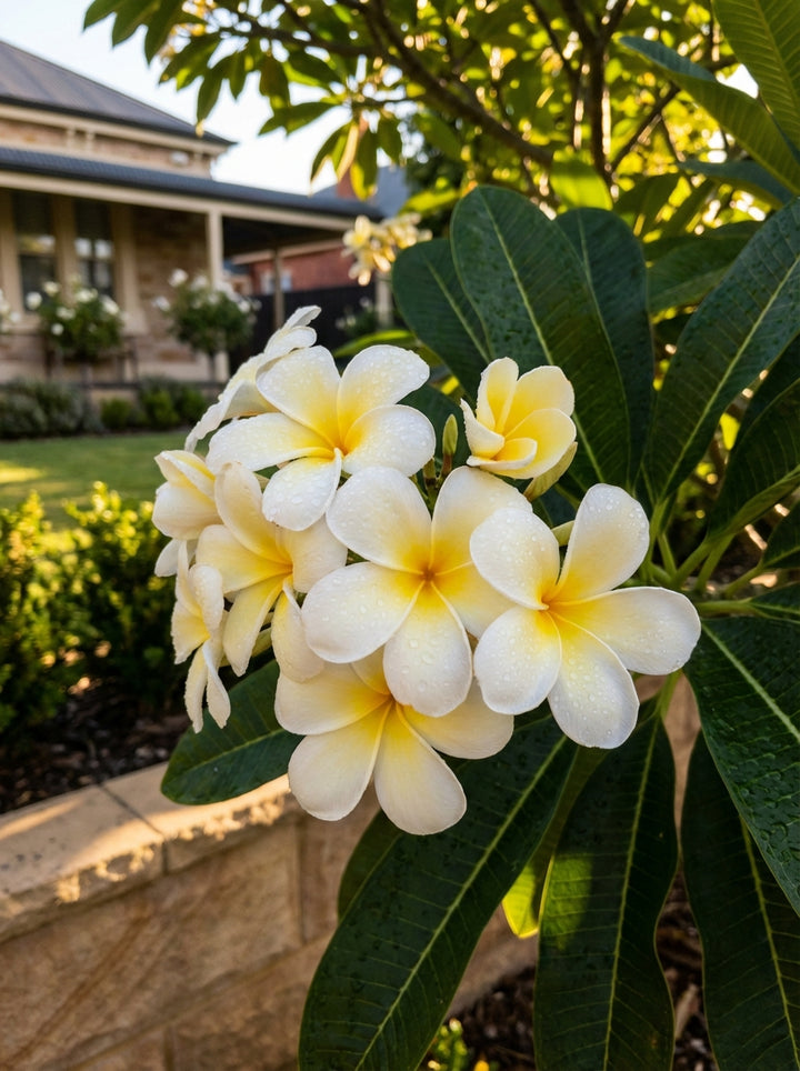 Plumeria Cream 200mm Pot for sale Adelaide Plant Co