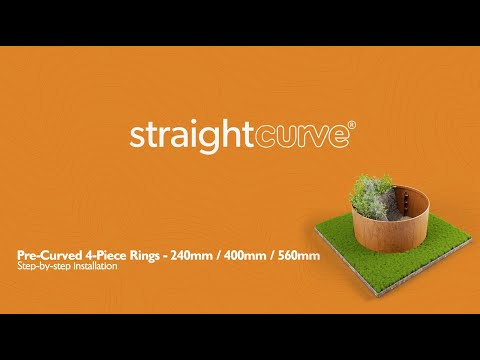 Straightcurve pre-curved ring 800 mm installation video