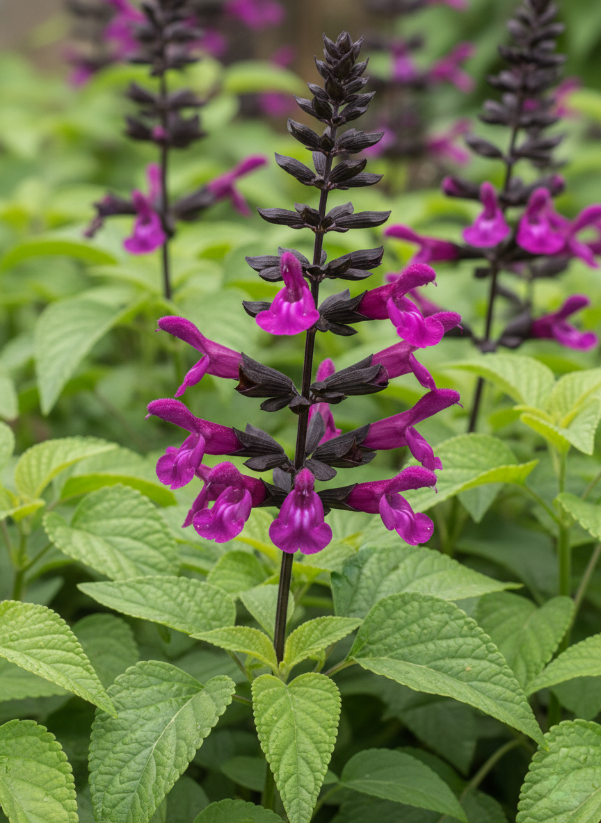 Salvia x guaranitica 'Smokey Jazz' 140mm Pot for sale Adelaide Plant Co