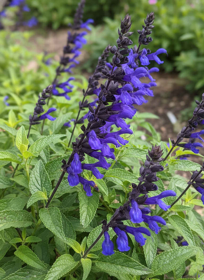 Salvia x guaranitica &